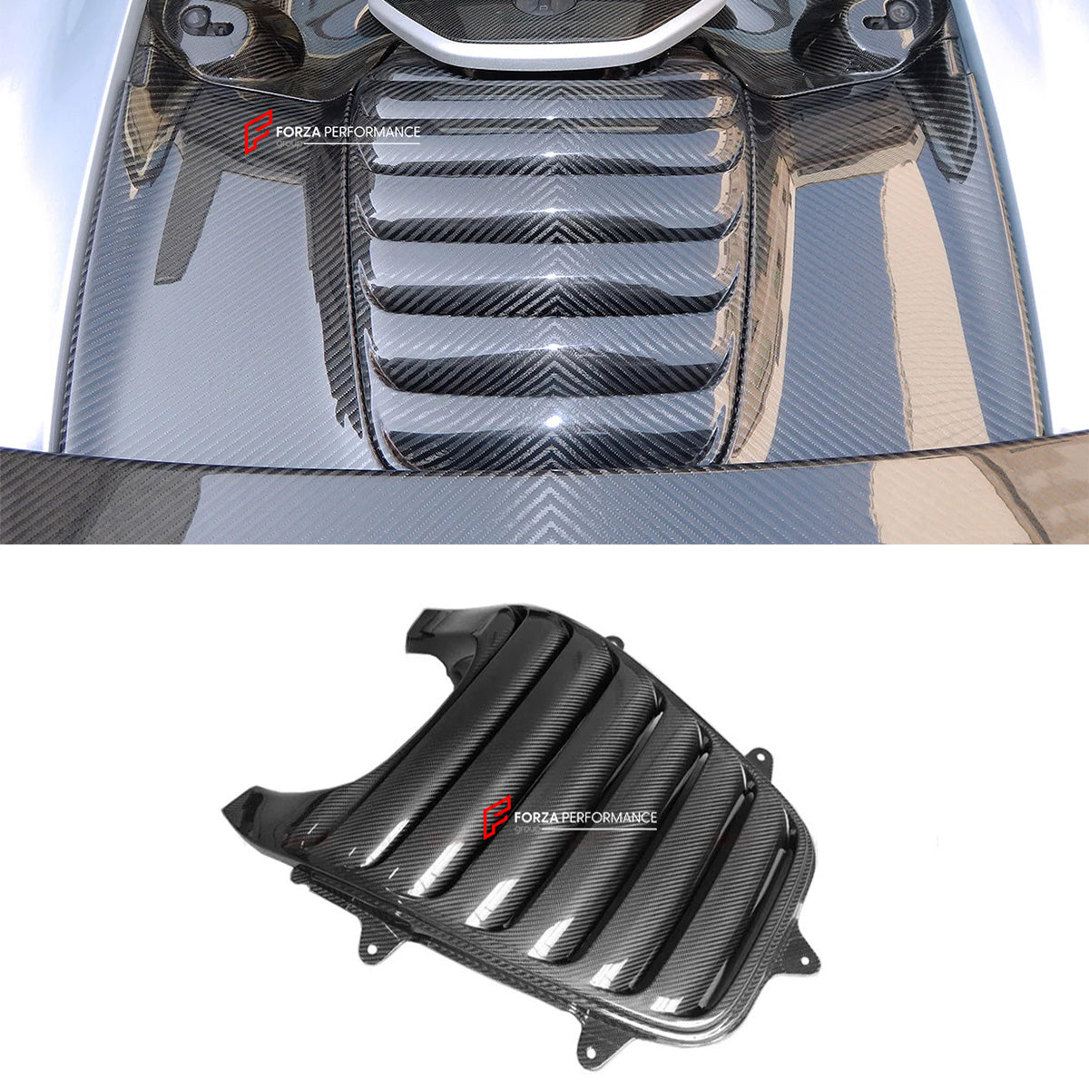 DRY CARBON ENGINE COVER for MCLAREN MP4-12C 650S 625C