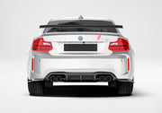 CARBON FIBER REAR SIDE SPLITTERS for BMW M2 F87 2016 - 2020
Set includes:

Rear Side Splitters
Material: Carbon Fiber

NOTE: Professional installation is required.