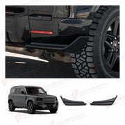 CARBON FIBER REAR SIDE SPLITTERS for LAND ROVER DEFENDER 110 L663 2020+
Set includes:

Rear Side Splitters
Material: Carbon Fiber

NOTE: Professional installation is required.