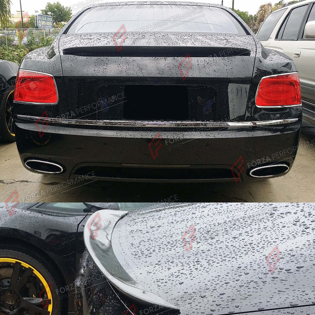 CARBON FIBER REAR SPOILER for BENTLEY FLYING SPUR W12 2013 - 2019 FORZA PERFORMANCE Custom Fit
Set includes:

Rear Spoiler
Material: Carbon Fiber

NOTE: Professional installation is required.

Why “Contact Us for Pricing”?
We don’t display fixed prices because our goal is to offer you the most competitive deal possible. Product costs often decrease over time, and by requesting a quote, you’ll receive our most up-to-date price on market.

SECURED PAYMENT METHODS
PayPal (+4.4% fee)
Visa / Mastercard / America