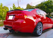 CARBON FIBER REAR SPOILER for BMW 3 SERIES E90 320I 325I 328I 330I M3 2005 - 2012 FORZA PERFORMANCE Custom Fit
Set includes:

Rear Spoiler
Material: Carbon Fiber

NOTE: Professional installation is required.

Why “Contact Us for Pricing”?
We don’t display fixed prices because our goal is to offer you the most competitive deal possible. Product costs often decrease over time, and by requesting a quote, you’ll receive our most up-to-date price on market.

SECURED PAYMENT METHODS
PayPal (+4.4% fee)
Visa / Mast