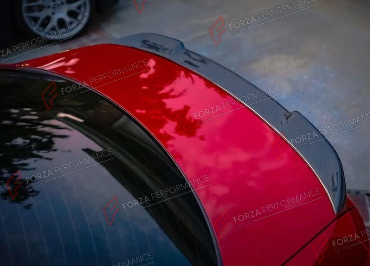 CARBON FIBER REAR SPOILER for BMW 3 SERIES E90 320I 325I 328I 330I M3 2005 - 2012 FORZA PERFORMANCE Custom Fit
Set includes:

Rear Spoiler
Material: Carbon Fiber

NOTE: Professional installation is required.

Why “Contact Us for Pricing”?
We don’t display fixed prices because our goal is to offer you the most competitive deal possible. Product costs often decrease over time, and by requesting a quote, you’ll receive our most up-to-date price on market.

SECURED PAYMENT METHODS
PayPal (+4.4% fee)
Visa / Mast