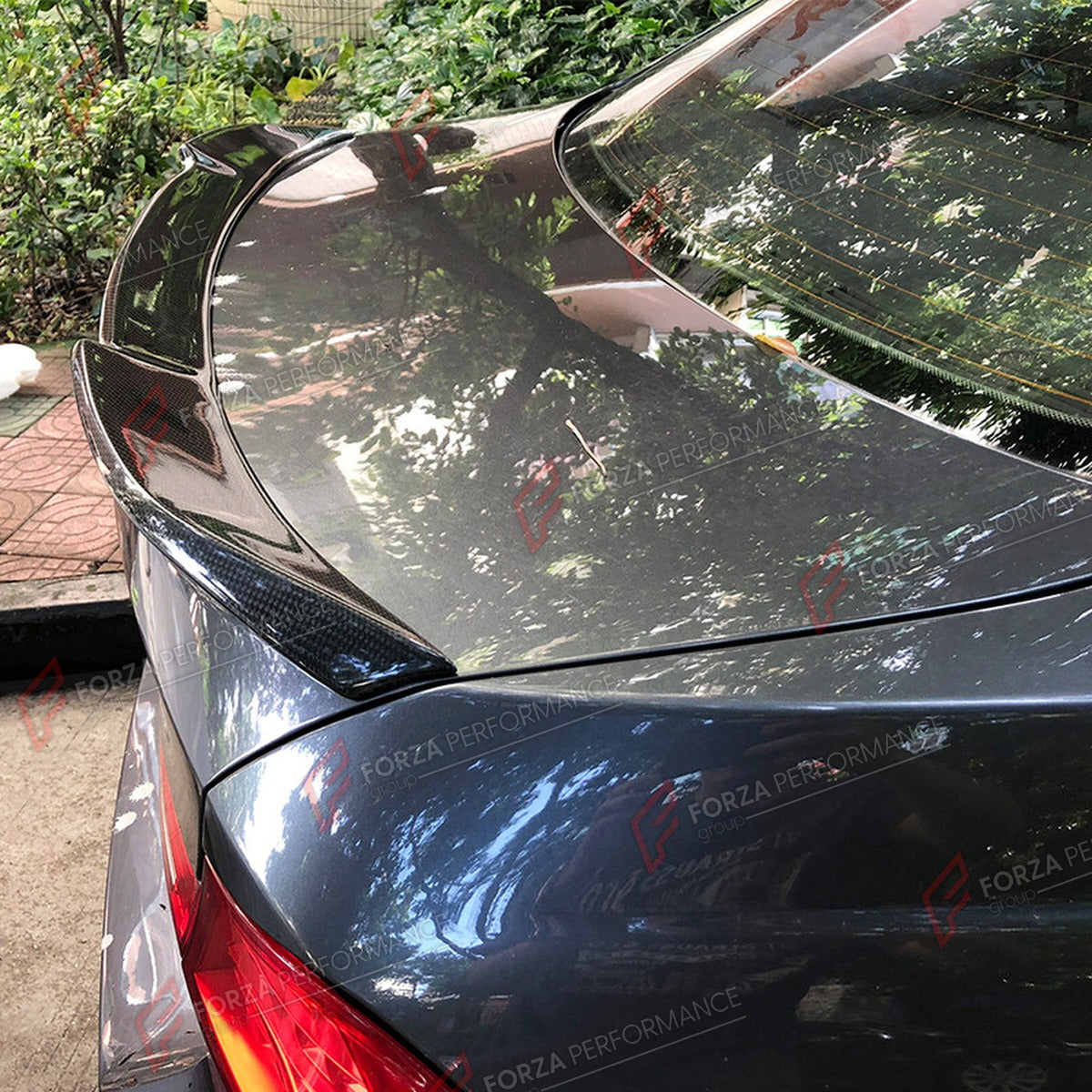 CARBON FIBER REAR SPOILER for BMW 3 SERIES E90 320I 325I 328I 330I M3 2005 - 2012 FORZA PERFORMANCE Custom Fit
Set includes:

Rear Spoiler
Material: Carbon Fiber

NOTE: Professional installation is required.

Why “Contact Us for Pricing”?
We don’t display fixed prices because our goal is to offer you the most competitive deal possible. Product costs often decrease over time, and by requesting a quote, you’ll receive our most up-to-date price on market.

SECURED PAYMENT METHODS
PayPal (+4.4% fee)
Visa / Mast