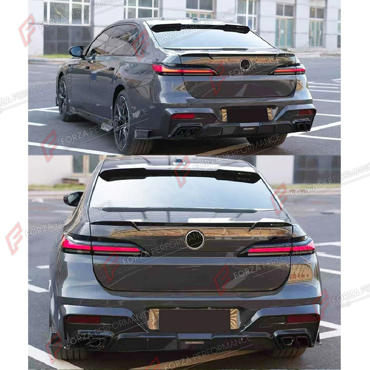 CARBON FIBER REAR SPOILER for BMW 7 SERIES G70 I7 740I 760I 2023+ FORZA PERFORMANCE Custom Fit
Set includes:

Rear Spoiler
Material: Carbon Fiber

NOTE: Professional installation is required.

Why “Contact Us for Pricing”?
We don’t display fixed prices because our goal is to offer you the most competitive deal possible. Product costs often decrease over time, and by requesting a quote, you’ll receive our most up-to-date price on market.

SECURED PAYMENT METHODS
PayPal (+4.4% fee)
Visa / Mastercard / America