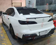 CARBON FIBER REAR SPOILER for BMW 7 SERIES G70 I7 740I 760I 2023+ FORZA PERFORMANCE Custom Fit
Set includes:

Rear Spoiler
Material: Carbon Fiber

NOTE: Professional installation is required.

Why “Contact Us for Pricing”?
We don’t display fixed prices because our goal is to offer you the most competitive deal possible. Product costs often decrease over time, and by requesting a quote, you’ll receive our most up-to-date price on market.

SECURED PAYMENT METHODS
PayPal (+4.4% fee)
Visa / Mastercard / America