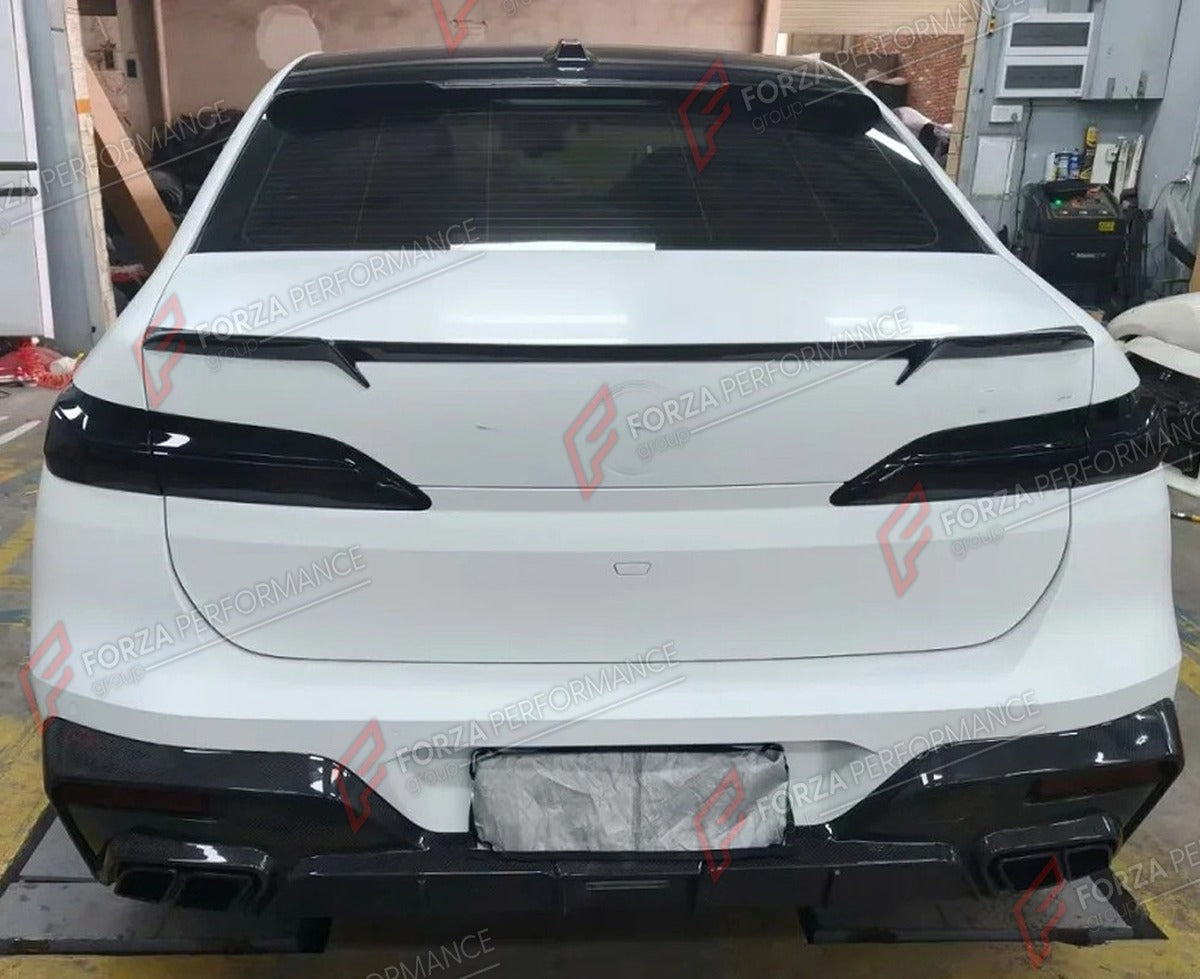 CARBON FIBER REAR SPOILER for BMW 7 SERIES G70 I7 740I 760I 2023+ FORZA PERFORMANCE Custom Fit
Set includes:

Rear Spoiler
Material: Carbon Fiber

NOTE: Professional installation is required.

Why “Contact Us for Pricing”?
We don’t display fixed prices because our goal is to offer you the most competitive deal possible. Product costs often decrease over time, and by requesting a quote, you’ll receive our most up-to-date price on market.

SECURED PAYMENT METHODS
PayPal (+4.4% fee)
Visa / Mastercard / America