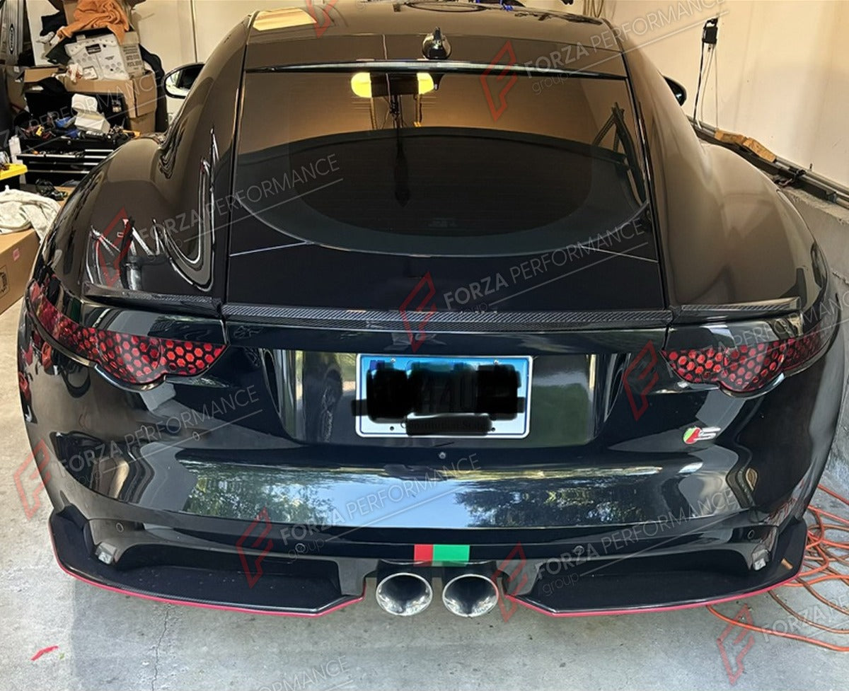 CARBON FIBER REAR SPOILER for JAGUAR F TYPE X152 2018 - 2021 FORZA PERFORMANCE Custom Fit
Set includes:

Rear Spoiler
Material: Carbon Fiber

NOTE: Professional installation is required.

Why “Contact Us for Pricing”?
We don’t display fixed prices because our goal is to offer you the most competitive deal possible. Product costs often decrease over time, and by requesting a quote, you’ll receive our most up-to-date price on market.

SECURED PAYMENT METHODS
PayPal (+4.4% fee)
Visa / Mastercard / American Exp