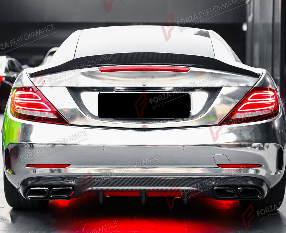 CARBON FIBER REAR SPOILER for MERCEDES BENZ SLK CLASS R172 SLK200 SLK350 SLC43 SLK55 2011 - 2020 FORZA PERFORMANCE Custom Fit
Set includes:

Rear Spoiler
Material: Carbon Fiber

NOTE: Professional installation is required.

Why “Contact Us for Pricing”?
We don’t display fixed prices because our goal is to offer you the most competitive deal possible. Product costs often decrease over time, and by requesting a quote, you’ll receive our most up-to-date price on market.

SECURED PAYMENT METHODS
PayPal (+4.4% f