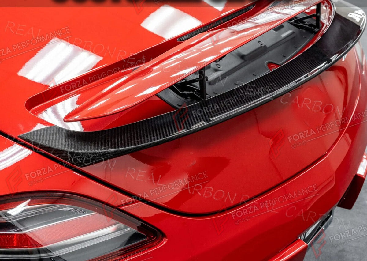 CARBON FIBER REAR SPOILER for MERCEDES BENZ SLS AMG C197 R197 2010 - 2013 FORZA PERFORMANCE Custom Fit
Set includes:

Rear Spoiler
Material: Carbon Fiber

NOTE: Professional installation is required.

Why “Contact Us for Pricing”?
We don’t display fixed prices because our goal is to offer you the most competitive deal possible. Product costs often decrease over time, and by requesting a quote, you’ll receive our most up-to-date price on market.

SECURED PAYMENT METHODS
PayPal (+4.4% fee)
Visa / Mastercard /