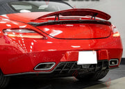 CARBON FIBER REAR SPOILER for MERCEDES BENZ SLS AMG C197 R197 2010 - 2013 FORZA PERFORMANCE Custom Fit
Set includes:

Rear Spoiler
Material: Carbon Fiber

NOTE: Professional installation is required.

Why “Contact Us for Pricing”?
We don’t display fixed prices because our goal is to offer you the most competitive deal possible. Product costs often decrease over time, and by requesting a quote, you’ll receive our most up-to-date price on market.

SECURED PAYMENT METHODS
PayPal (+4.4% fee)
Visa / Mastercard /