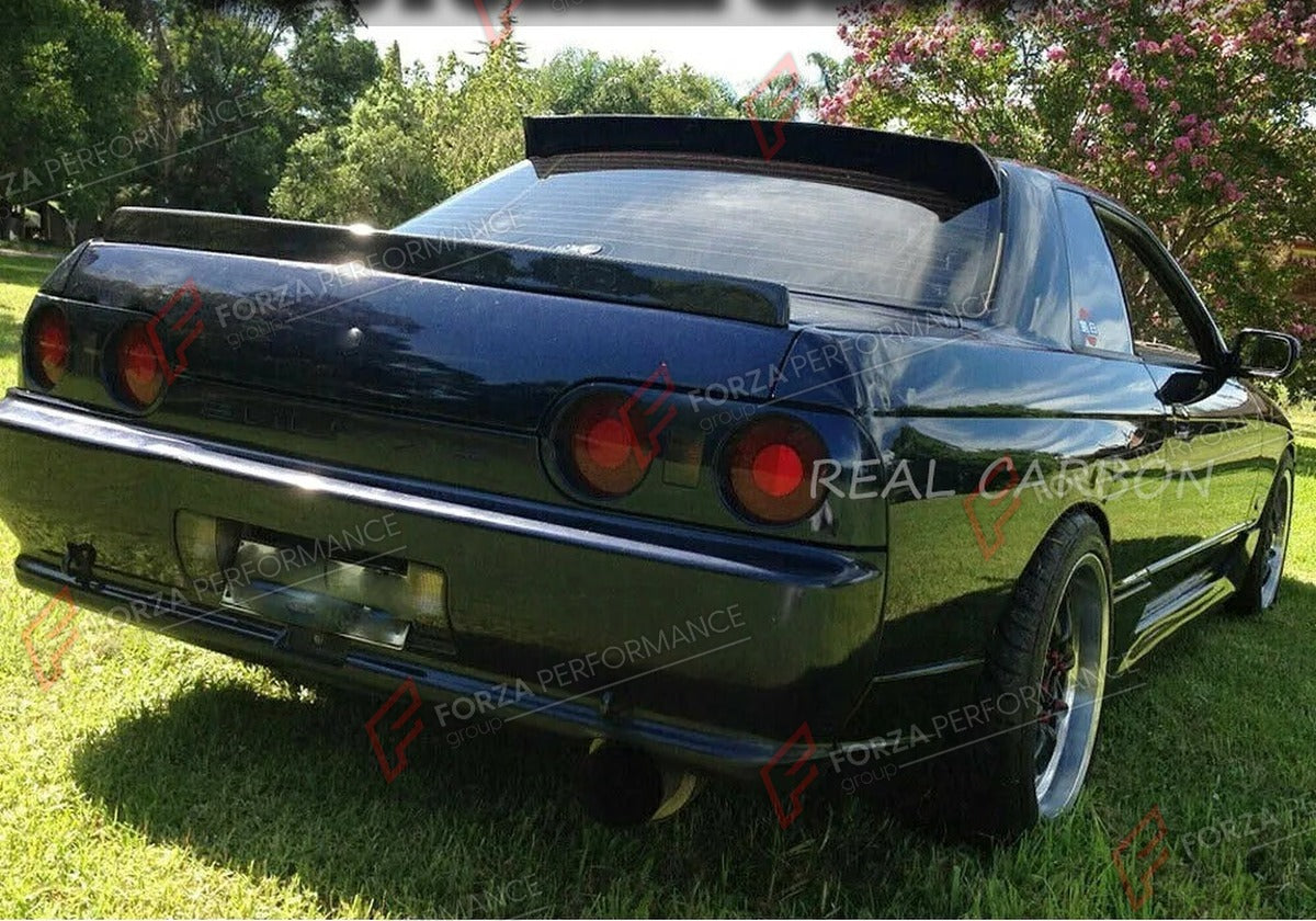 CARBON FIBER REAR SPOILER for NISSAN SKYLINE R32 GTR 1989 - 1994 FORZA PERFORMANCE Custom Fit
Set includes:

Rear Spoiler
Material: Carbon Fiber

NOTE: Professional installation is required.

Why “Contact Us for Pricing”?
We don’t display fixed prices because our goal is to offer you the most competitive deal possible. Product costs often decrease over time, and by requesting a quote, you’ll receive our most up-to-date price on market.

SECURED PAYMENT METHODS
PayPal (+4.4% fee)
Visa / Mastercard / American
