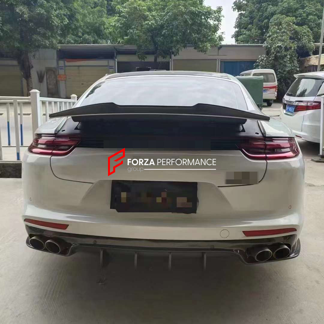 CARBON FIBER REAR SPOILER WING for PORSCHE PANAMERA 971 2017 - 2023  Set include:   Rear Spoiler
