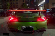CARBON FIBER REAR SPOILER WING with LED for MERCEDES BENZ AMG GT GTS GTC GTR C190 2015 - 2021 Forza Performance custom fit buy carbon fiber rear spoiler wing with led