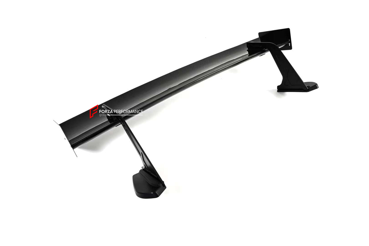 CARBON FIBER REAR WING SPOILER for BMW 4 SERIES G22 G23 G26 2020+ Forza Performance Custom Fit VERUS ENGINEERING STYLE Swan Neck GT Wing Drag Race Time Attack Downforce
Set includes:

Swan Neck Rear GT Wing Spoiler
Material: Carbon Fiber

NOTE: Professional installation is required.