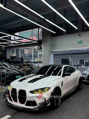 CARBON FIBER REAR WING SPOILER for BMW 4 SERIES G22 G23 G26 2020+ Forza Performance Custom Fit VERUS ENGINEERING STYLE Swan Neck GT Wing Drag Race Time Attack Downforce
Set includes:

Swan Neck Rear GT Wing Spoiler
Material: Carbon Fiber

NOTE: Professional installation is required.
