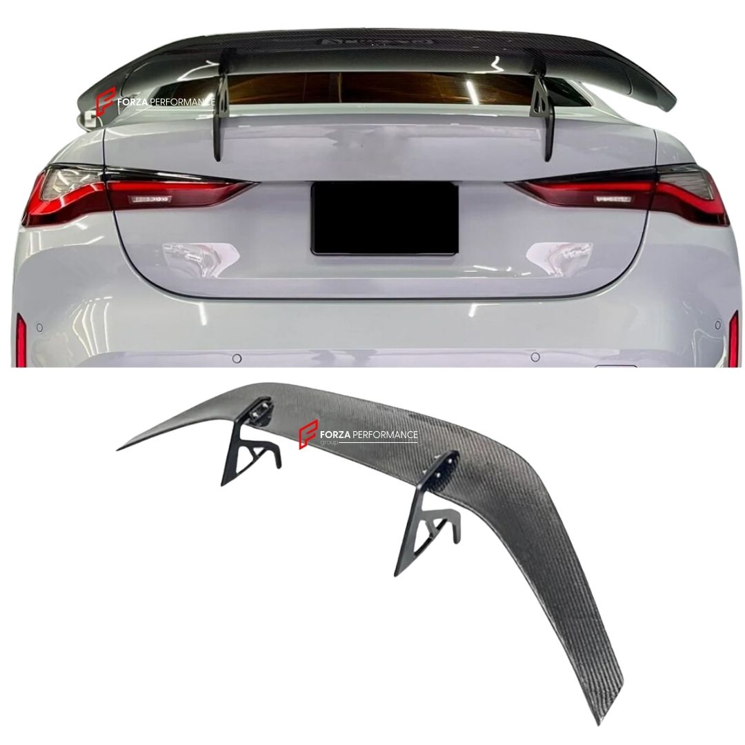 CARBON FIBER REAR WING SPOILER for BMW M4 G82 G22 2021 - 2024 FORZA PERFORMANCE Custom Fit
Set includes:

Rear Wing Spoiler
Material: Carbon Fiber

NOTE: Professional installation is required.

Why “Contact Us for Pricing”?
We don’t display fixed prices because our goal is to offer you the most competitive deal possible. Product costs often decrease over time, and by requesting a quote, you’ll receive our most up-to-date price on market.

SECURED PAYMENT METHODS
PayPal (+4.4% fee)
Visa / Mastercard / Americ