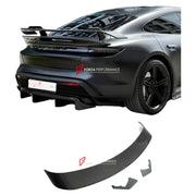 CARBON FIBER REAR WING SPOILER for PORSCHE TAYCAN BASE 4S 2019 - 2025 FORZA PERFORMANCE Custom Fit
Set includes:

Rear Wing Spoiler
Material: Carbon Fiber

NOTE: Professional installation is required.

Why “Contact Us for Pricing”?
We don’t display fixed prices because our goal is to offer you the most competitive deal possible. Product costs often decrease over time, and by requesting a quote, you’ll receive our most up-to-date price on market.

SECURED PAYMENT METHODS
PayPal (+4.4% fee)
Visa / Mastercard 
