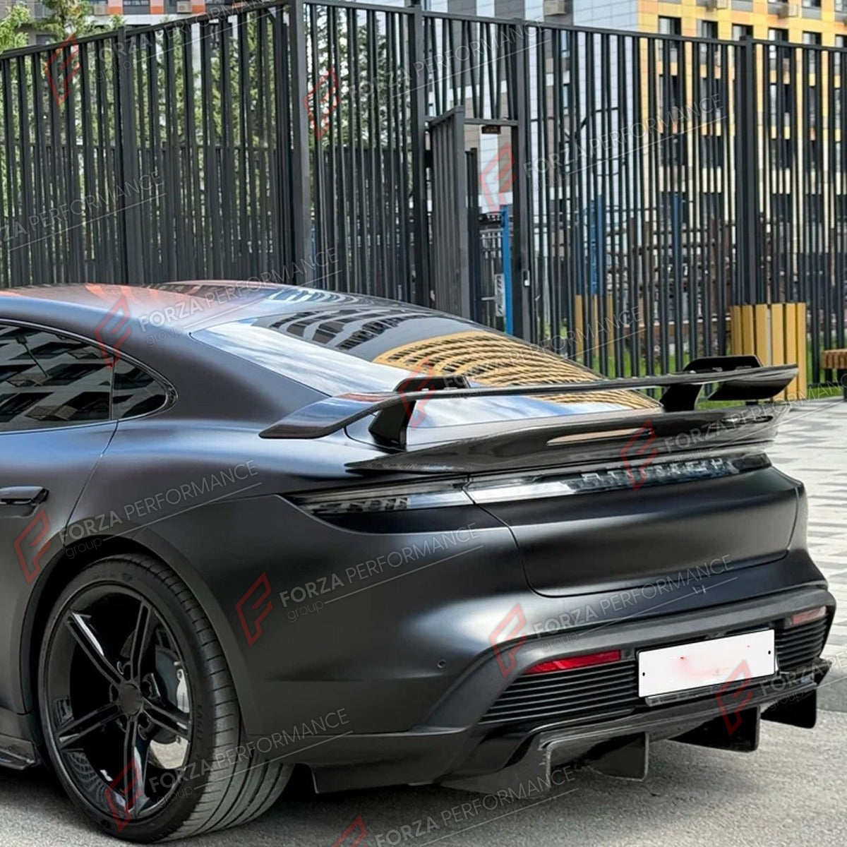 CARBON FIBER REAR WING SPOILER for PORSCHE TAYCAN BASE 4S 2019 - 2025 FORZA PERFORMANCE Custom Fit
Set includes:

Rear Wing Spoiler
Material: Carbon Fiber

NOTE: Professional installation is required.

Why “Contact Us for Pricing”?
We don’t display fixed prices because our goal is to offer you the most competitive deal possible. Product costs often decrease over time, and by requesting a quote, you’ll receive our most up-to-date price on market.

SECURED PAYMENT METHODS
PayPal (+4.4% fee)
Visa / Mastercard 