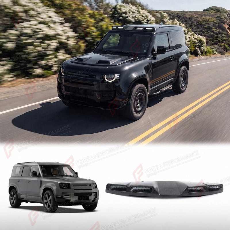 CARBON FIBER ROOF LIGHT BAR for LAND ROVER DEFENDER 90 110 130 L663 2020+