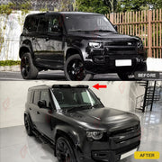 CARBON FIBER ROOF LIGHT BAR for LAND ROVER DEFENDER 90 110 130 L663 2020+

Set includes:
Roof Light Bar

Material: Carbon Fiber (Can be made in Forged Carbon pattern)

NOTE: Professional installation is required.