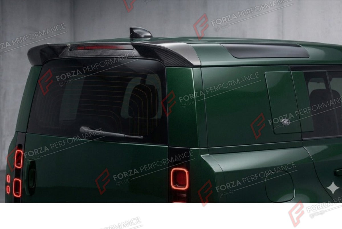 CARBON FIBER ROOF SPOILER for LAND ROVER DEFENDER L663 2020 - 2025 FORZA PERFORMANCE Custom Fit
Set includes:

Roof Spoiler
Material: Carbon Fiber

NOTE: Professional installation is required.

Why “Contact Us for Pricing”?
We don’t display fixed prices because our goal is to offer you the most competitive deal possible. Product costs often decrease over time, and by requesting a quote, you’ll receive our most up-to-date price on market.

SECURED PAYMENT METHODS
PayPal (+4.4% fee)
Visa / Mastercard / Americ