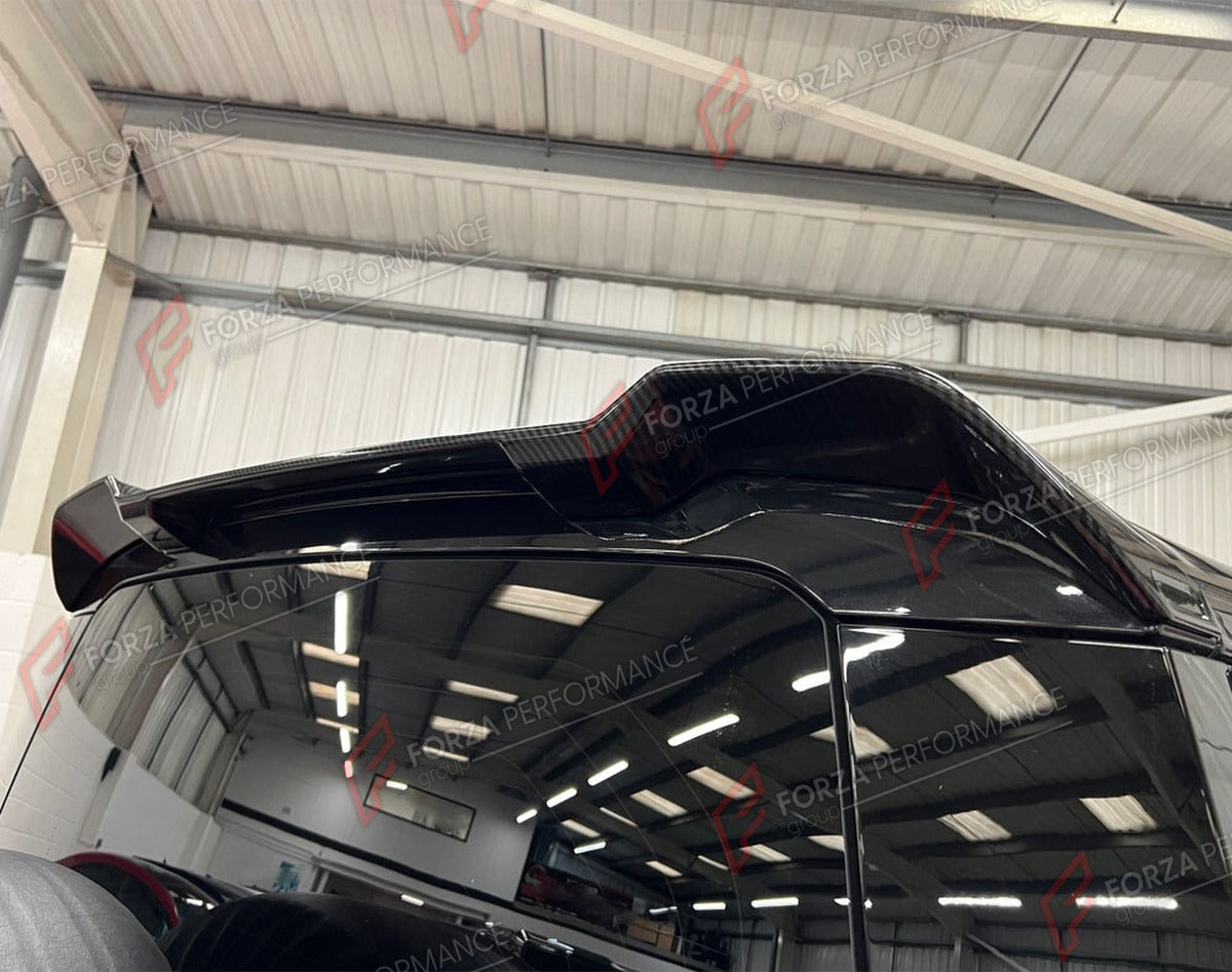 CARBON FIBER ROOF SPOILER for LAND ROVER DEFENDER L663 90 110 2020 - 2023 FORZA PERFORMANCE Custom Fit
Set includes:

Roof Spoiler
Material: Carbon Fiber

NOTE: Professional installation is required.

Why “Contact Us for Pricing”?
We don’t display fixed prices because our goal is to offer you the most competitive deal possible. Product costs often decrease over time, and by requesting a quote, you’ll receive our most up-to-date price on market.

SECURED PAYMENT METHODS
PayPal (+4.4% fee)
Visa / Mastercard /