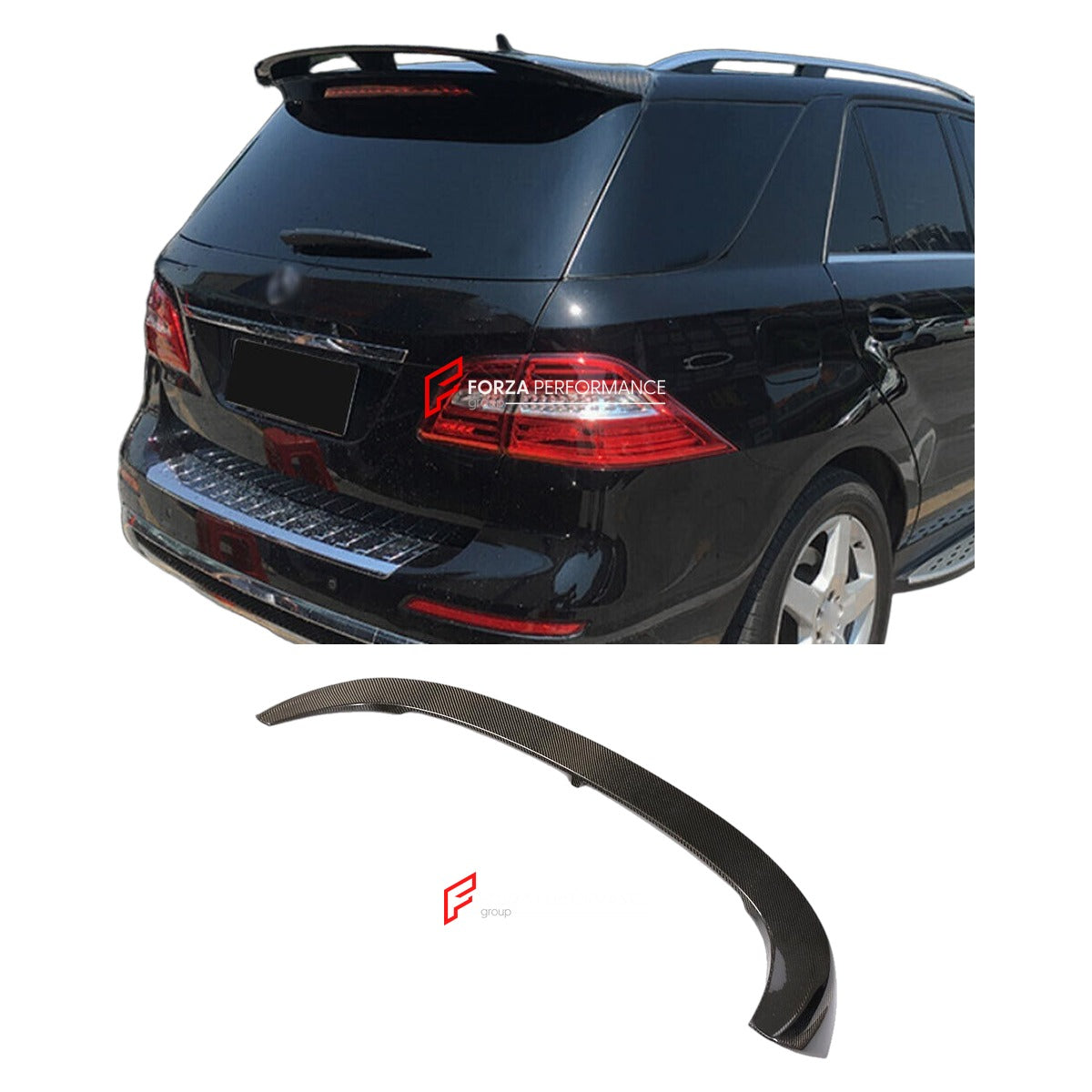 CARBON FIBER ROOF SPOILER for MERCEDES BENZ GLE W166 GLE43 63 2015 - 2018 FORZA PERFORMANCE Custom Fit
Set includes:

Roof Spoiler
Material: Carbon Fiber

NOTE: Professional installation is required.

Why “Contact Us for Pricing”?
We don’t display fixed prices because our goal is to offer you the most competitive deal possible. Product costs often decrease over time, and by requesting a quote, you’ll receive our most up-to-date price on market.

SECURED PAYMENT METHODS
PayPal (+4.4% fee)
Visa / Mastercard /