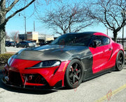 CARBON FIBER SIDE FENDERS for TOYOTA SUPRA GR A90 A91 2019+ FORZA PERFORMANCE Custom Fit
Set includes:

Side Fenders
Material: Carbon Fiber

NOTE: Professional installation is required.

Why “Contact Us for Pricing”?
We don’t display fixed prices because our goal is to offer you the most competitive deal possible. Product costs often decrease over time, and by requesting a quote, you’ll receive our most up-to-date price on market.

SECURED PAYMENT METHODS
PayPal (+4.4% fee)
Visa / Mastercard / American Expr