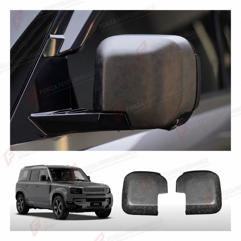 CARBON FIBER SIDE MIRROR COVERS for LAND ROVER DEFENDER 90 110 130 L663 2020+