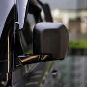 CARBON FIBER SIDE MIRROR COVERS for LAND ROVER DEFENDER 90 110 130 L663 2020+

Set includes:
Side Mirror Covers

Material: Carbon Fiber (Can be made in Forged Carbon pattern)

NOTE: Professional installation is required.