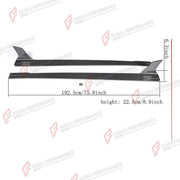 CARBON FIBER SIDE SKIRTS for AUDI R8 V8 V10 2008 - 2015 FORZA PERFORMANCE Custom Fit
Set includes:

Side Skirts
Material: Carbon Fiber

NOTE: Professional installation is required.

Why “Contact Us for Pricing”?
We don’t display fixed prices because our goal is to offer you the most competitive deal possible. Product costs often decrease over time, and by requesting a quote, you’ll receive our most up-to-date price on market.

SECURED PAYMENT METHODS
PayPal (+4.4% fee)
Visa / Mastercard / American Express (