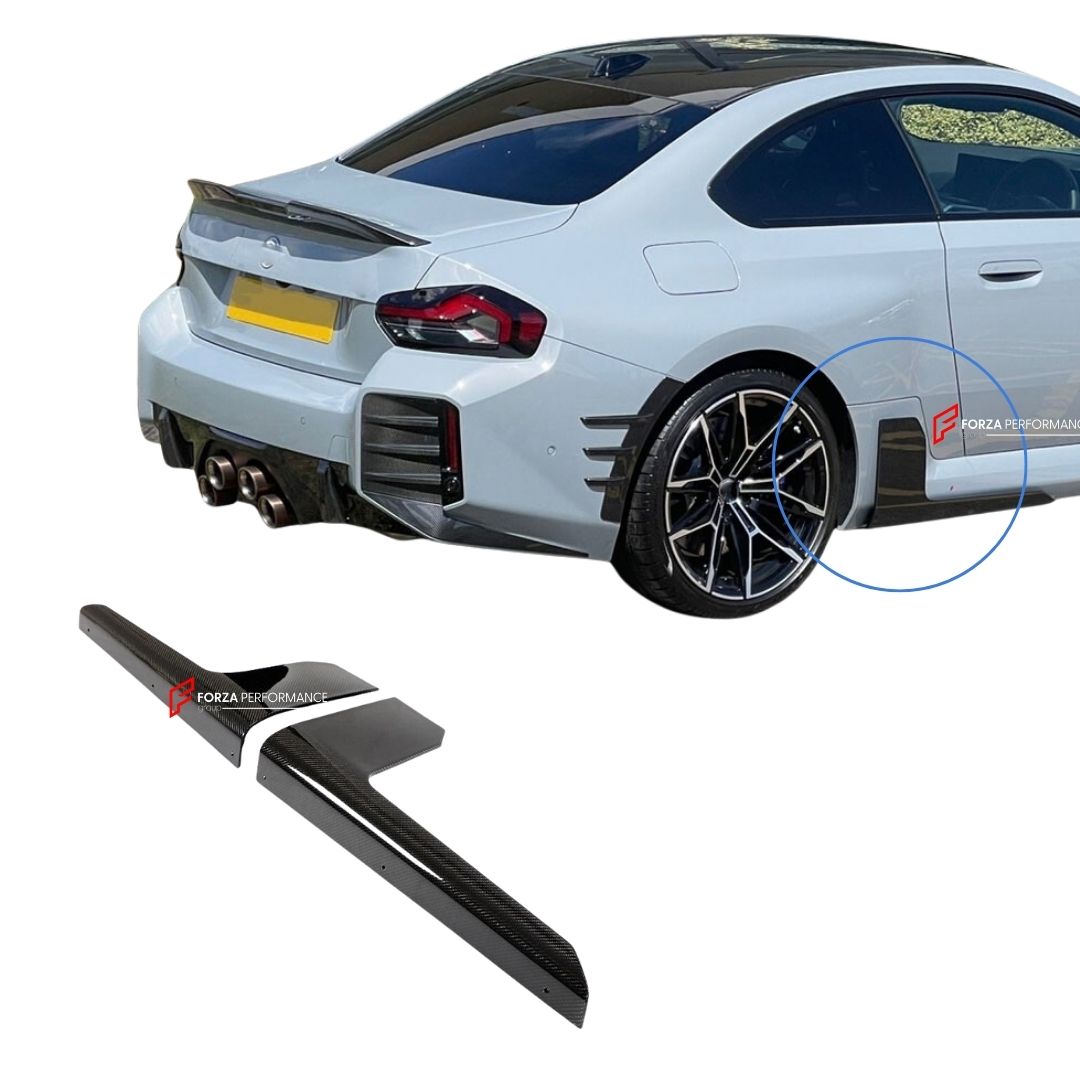 CARBON FIBER SIDE SKIRTS for BMW M2 G87 2022 - 2024 FORZA PERFORMANCE Custom Fit
Set includes:

Side Skirts
Material: Carbon Fiber

NOTE: Professional installation is required.

Why “Contact Us for Pricing”?
We don’t display fixed prices because our goal is to offer you the most competitive deal possible. Product costs often decrease over time, and by requesting a quote, you’ll receive our most up-to-date price on market.

SECURED PAYMENT METHODS
PayPal (+4.4% fee)
Visa / Mastercard / American Express (thro