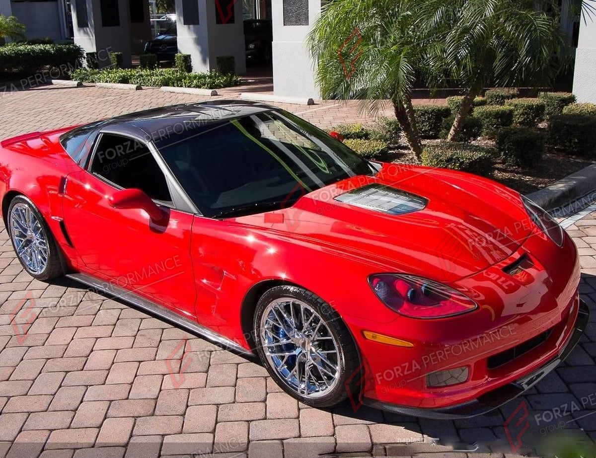 CARBON FIBER SIDE SKIRTS for CHEVROLET CORVETTE C6 ZR1 2006 - 2013 FORZA PERFORMANCE Custom Fit
Set includes:

Side Skirts
Material: Carbon Fiber

NOTE: Professional installation is required.

Why “Contact Us for Pricing”?
We don’t display fixed prices because our goal is to offer you the most competitive deal possible. Product costs often decrease over time, and by requesting a quote, you’ll receive our most up-to-date price on market.

SECURED PAYMENT METHODS
PayPal (+4.4% fee)
Visa / Mastercard / America