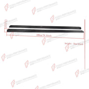 CARBON FIBER SIDE SKIRTS for MERCEDES BENZ C CLASS W204 C63 2008 - 2014 FORZA PERFORMANCE Custom Fit
Set includes:

Side Skirts
Material: Carbon Fiber

NOTE: Professional installation is required.

Why “Contact Us for Pricing”?
We don’t display fixed prices because our goal is to offer you the most competitive deal possible. Product costs often decrease over time, and by requesting a quote, you’ll receive our most up-to-date price on market.

SECURED PAYMENT METHODS
PayPal (+4.4% fee)
Visa / Mastercard / Am