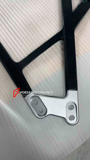 FORZA PERFORMANCE CARBON FIBER STRUT BRACE for BMW G8X M2 M3 M4 custom fit OEM 51617885847 replace