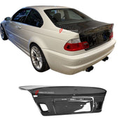 CARBON FIBER TRUNK LID for BMW 3 SERIES E46 330I 325I M3 1999 - 2006 FORZA PERFORMANCE Custom Fit
Set includes:

Trunk Lid
Material: Carbon Fiber

NOTE: Professional installation is required.

Why “Contact Us for Pricing”?
We don’t display fixed prices because our goal is to offer you the most competitive deal possible. Product costs often decrease over time, and by requesting a quote, you’ll receive our most up-to-date price on market.

SECURED PAYMENT METHODS
PayPal (+4.4% fee)
Visa / Mastercard / America