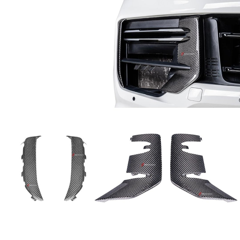 CARBON FIBER TURBO GT STYLE FRONT GRILLE FRAME for PORSCHE CAYENNE E3 9Y 2023+