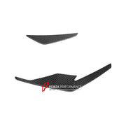 CARBON Front Bumper Canards for Audi R8 V8 V10 Coupe Spyder 2019+
Set includes:

Front Bumper Canards
Material: Carbon

NOTE: Professional installation is required.