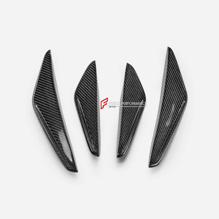 CARBON FRONT BUMPER CANARDS for LOTUS EVORA 2009 - 2021