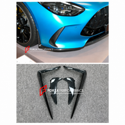 CARBON FRONT BUMPER CANARDS for MERCEDES BENZ AMG GT63 2018 - 2026 X290
