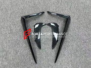 CARBON FRONT BUMPER CANARDS for MERCEDES BENZ AMG GT63 2018 - 2026 X290