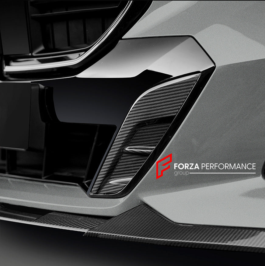 Carbon Front Bumper Trim for BMW 5 SERIES G60 G30 2017+
Set includes:

Front Bumper Trim
Material: Carbon

NOTE: Professional installation is required.