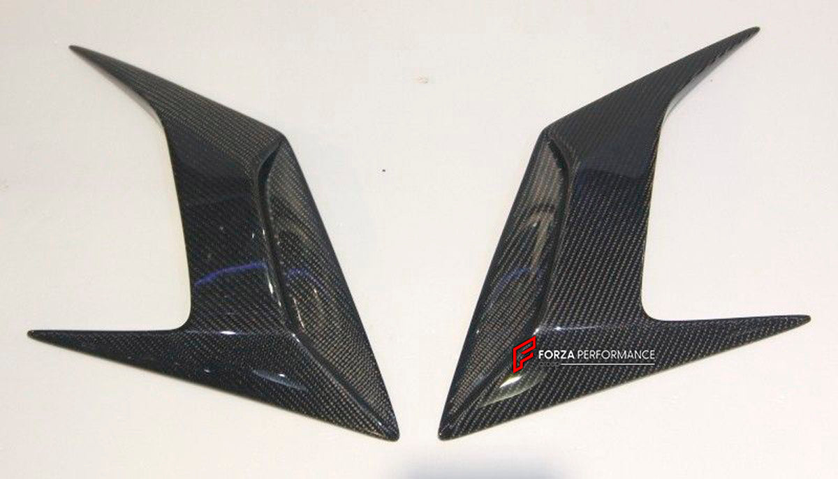 Carbon Front Canard Air Diffuser for Lamborghini Huracan LP610
Set includes:

Front Canard Air Diffuser Fit
Material: Carbon

NOTE: Professional installation is required.