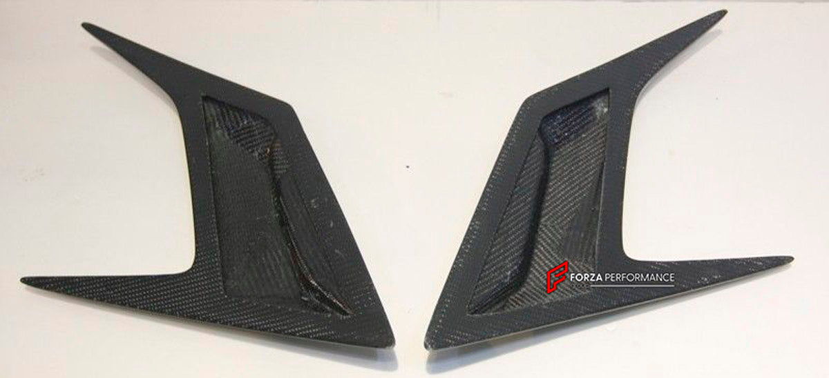 Carbon Front Canard Air Diffuser for Lamborghini Huracan LP610
Set includes:

Front Canard Air Diffuser Fit
Material: Carbon

NOTE: Professional installation is required.