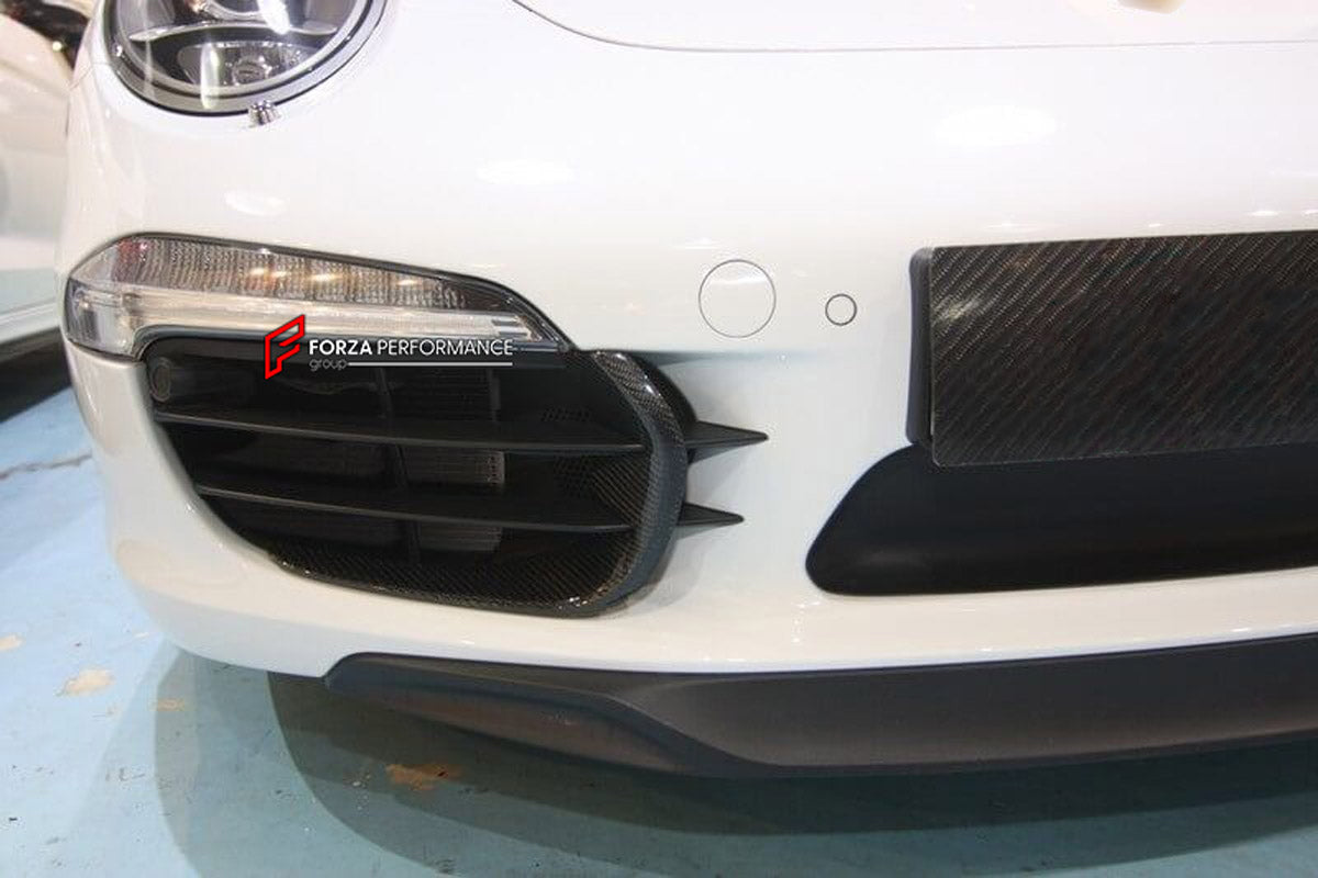 CARBON FRONT CANARD for Porsche 911 991 Carrera FR001S
Set includes:

Front Canards
Material: Carbon

NOTE: Professional installation is required.
