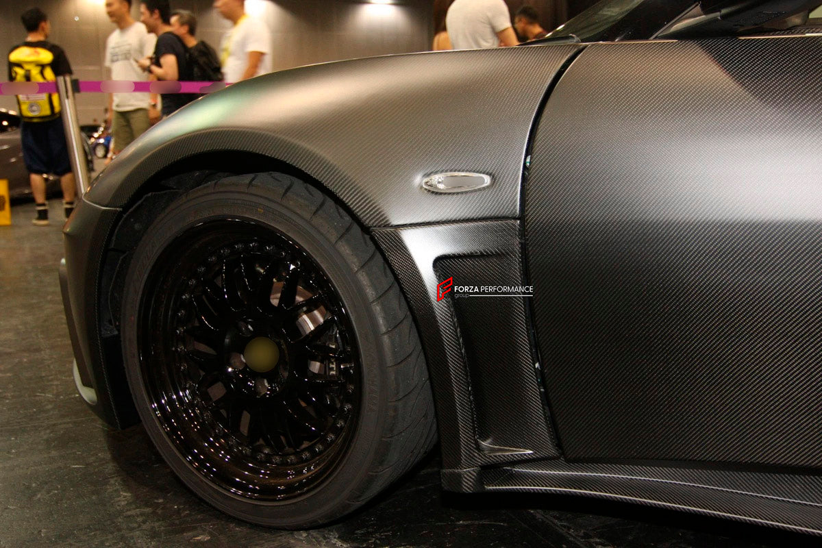 Carbon Front Fender Air Vents Scoop for Lotus Evora GTE 2009 - 2021
Set includes:

Front Fender Air Vents Scoop
Material: Carbon

NOTE: Professional installation is required.