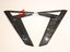 CARBON FRONT FENDER EMBLEM LOGO COVER for TESLA MODEL S