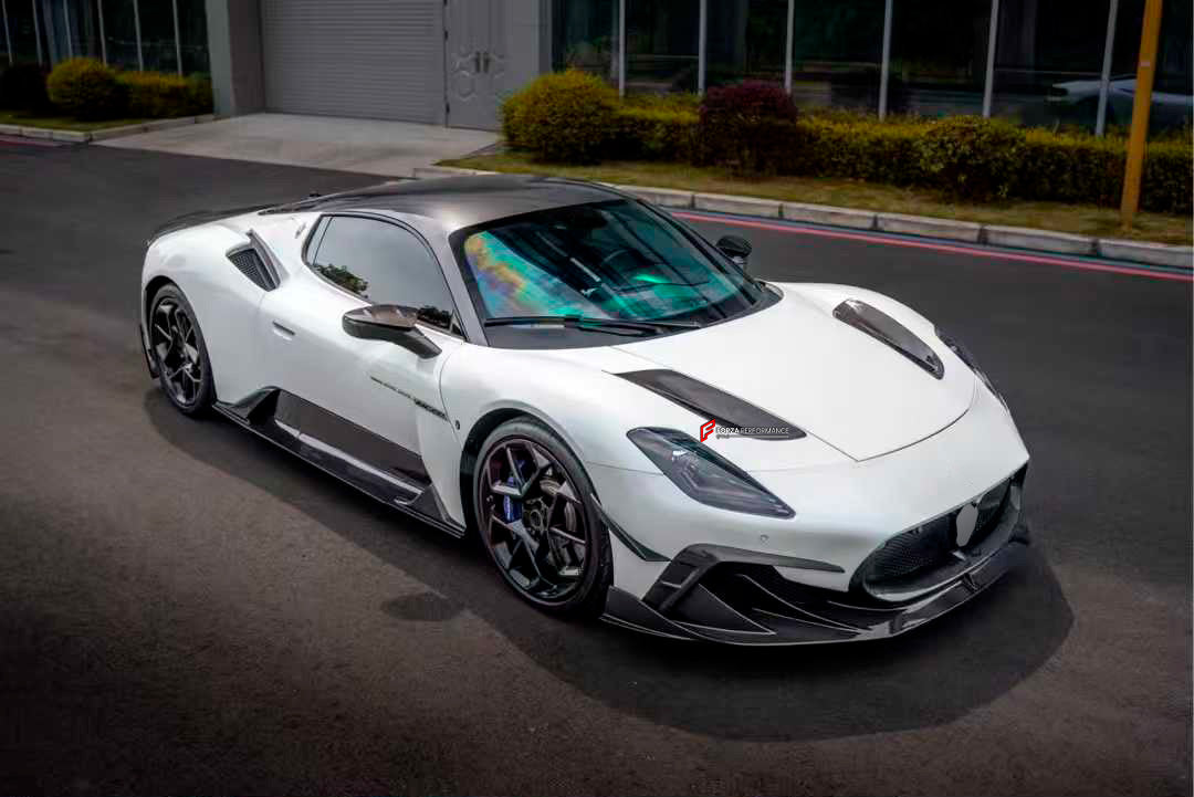 CARBON FRONT FENDER AIR VENT TRIMS for MASERATI MC20 2020+

Set includes:

Front Fender Air Vent Trims

Material: Carbon Fiber

Note: Professional installation is required