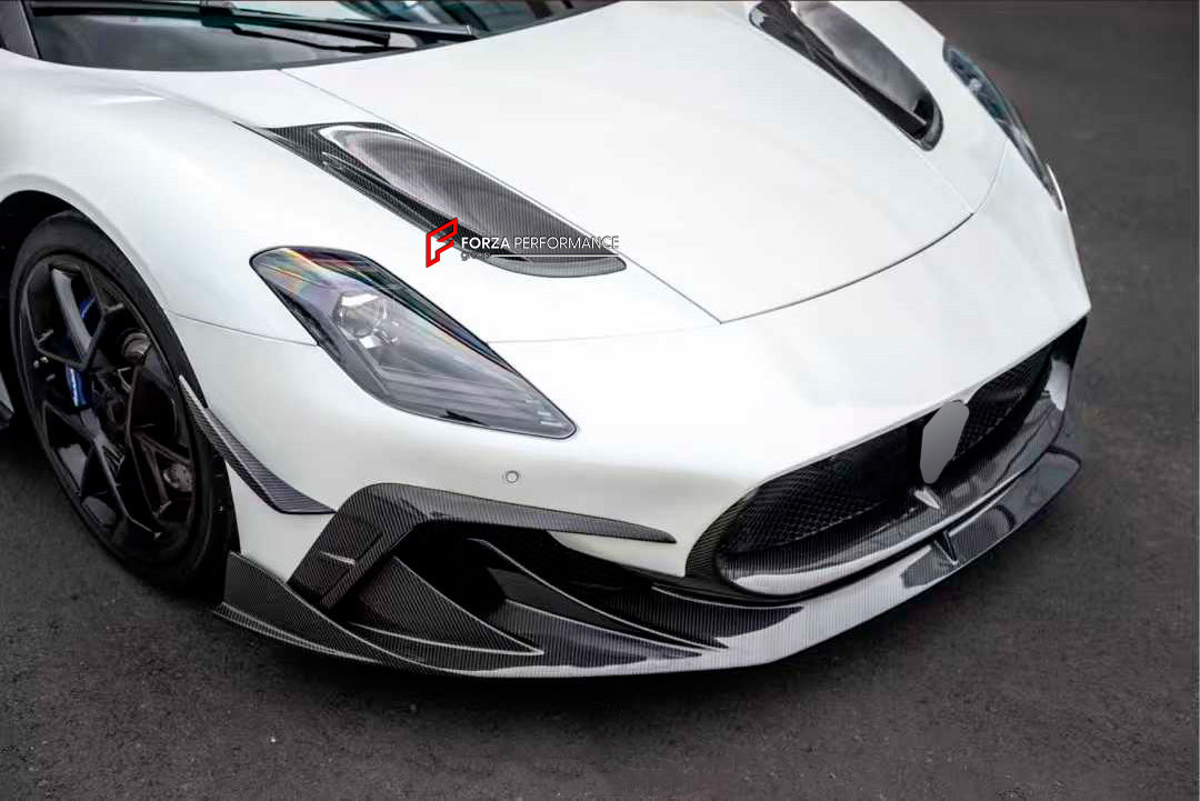 CARBON FRONT FENDER AIR VENT TRIMS for MASERATI MC20 2020+