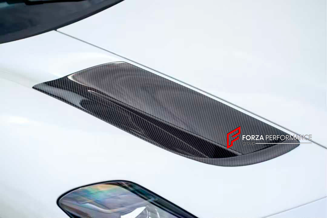 CARBON FRONT FENDER AIR VENT TRIMS for MASERATI MC20 2020+